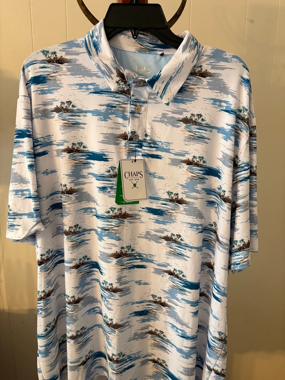 Men's Chaps Golf Polo Shirt Sz 2XL NWT